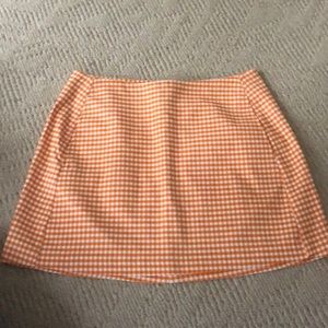 NWOT urban outfitters checkered mini skirt